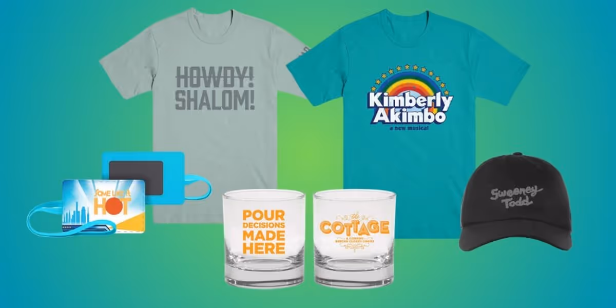 Shop New and Popular Broadway Merch in Our Theatre Shop!
