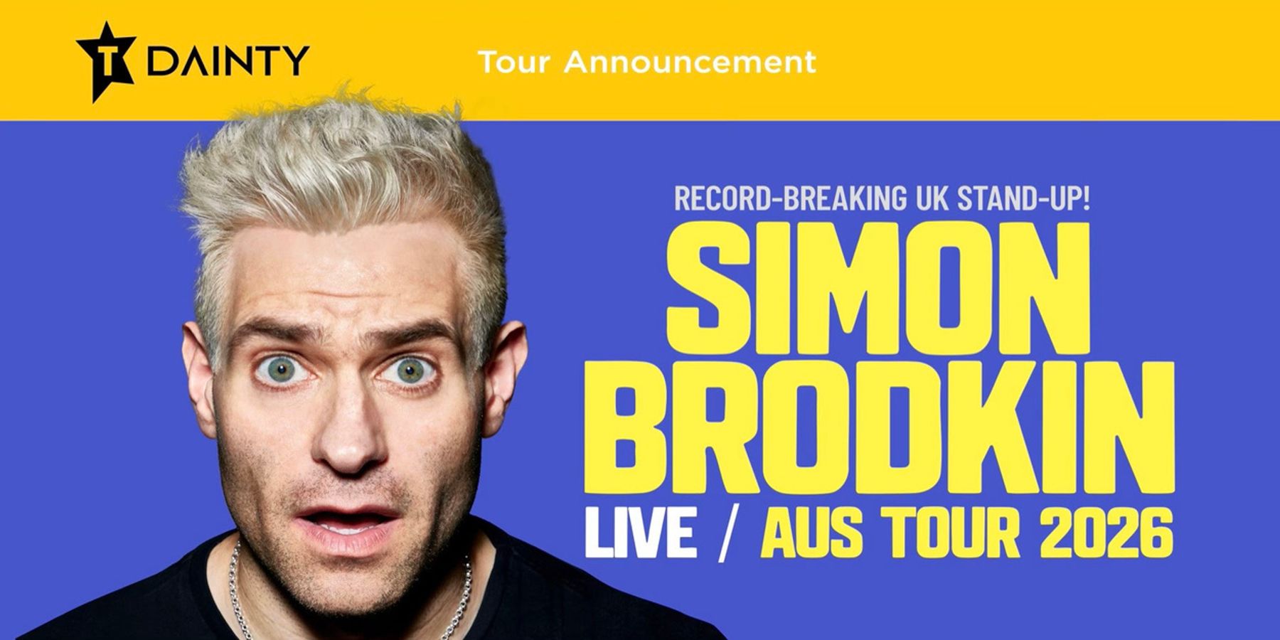 Simon Brodkin Announces 2026 Australian Tour