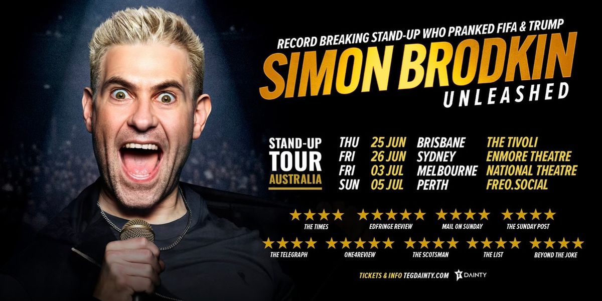 Simon Brodkin to Bring UNLEASHED Tour to Australia