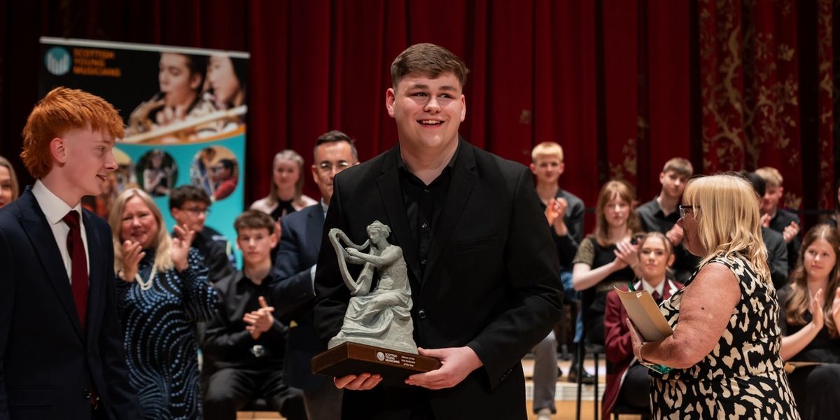 Singer Kai Fitzharris Wins Scottish Young Musicians Solo Performer of the Year