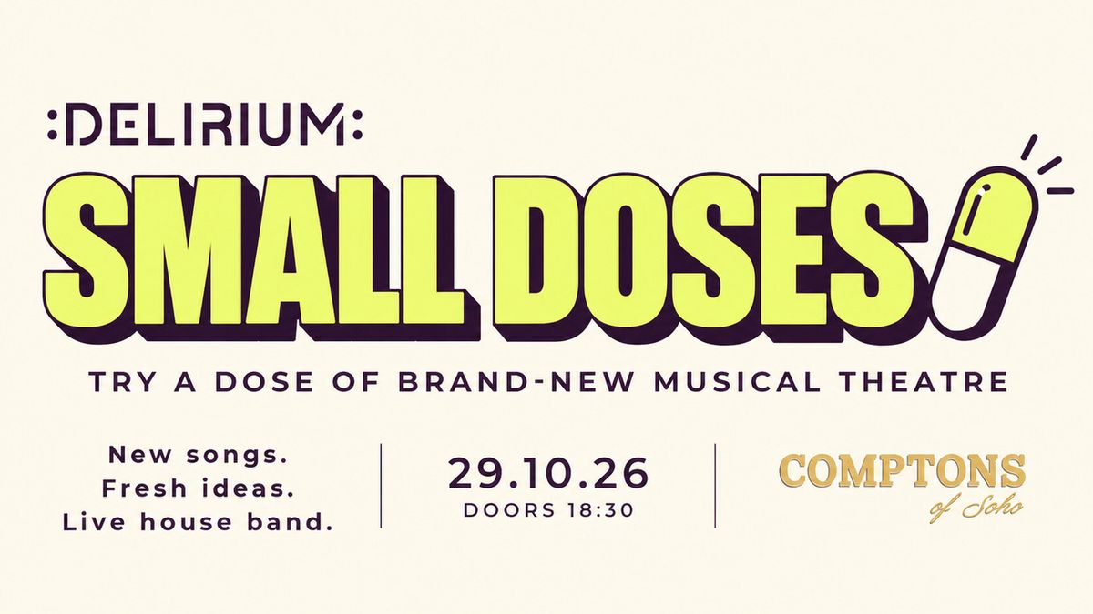 Small Doses to Launch Monthly Musical Theatre Showcase in Soho