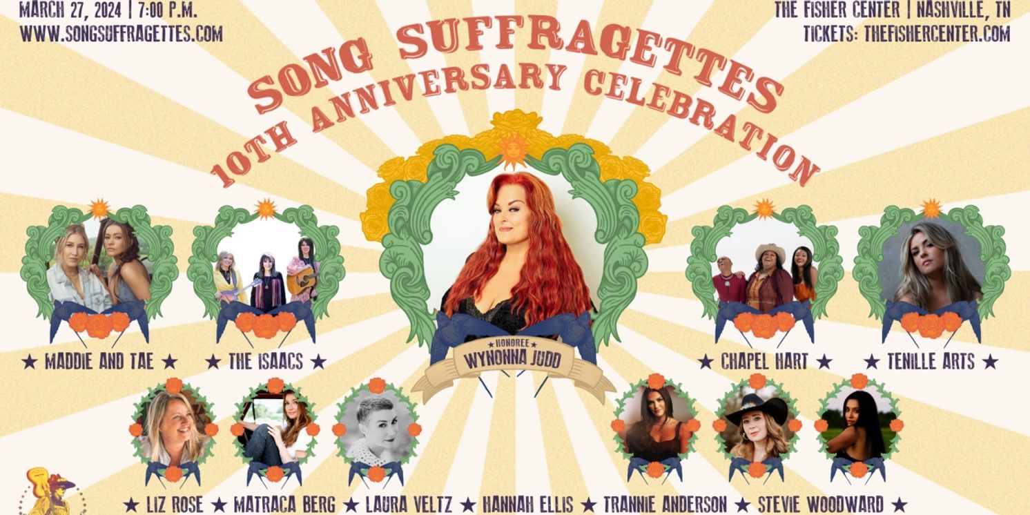 Song Suffragettes Adds Hannah Ellis & More to Wynonna Judd Celebration  Image