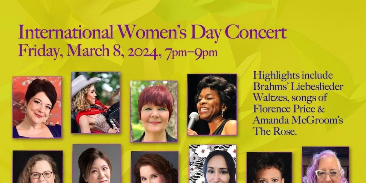 Songs of African-American Composer Florence Price Highlighted For IWD 2024 Event