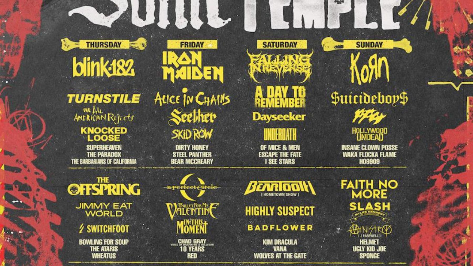 Sonic Temple Festival to Announce Nearly 150-Artist Rock Lineup