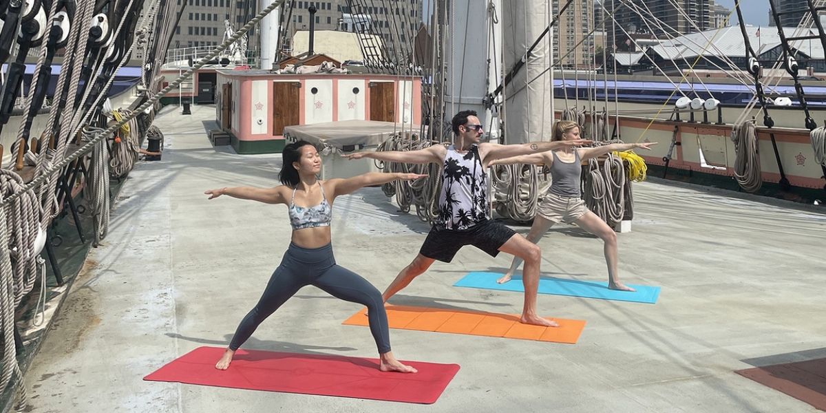 South Street Seaport Museum 2023 Vinyasa On A Vessel Series Coming To A Close in October