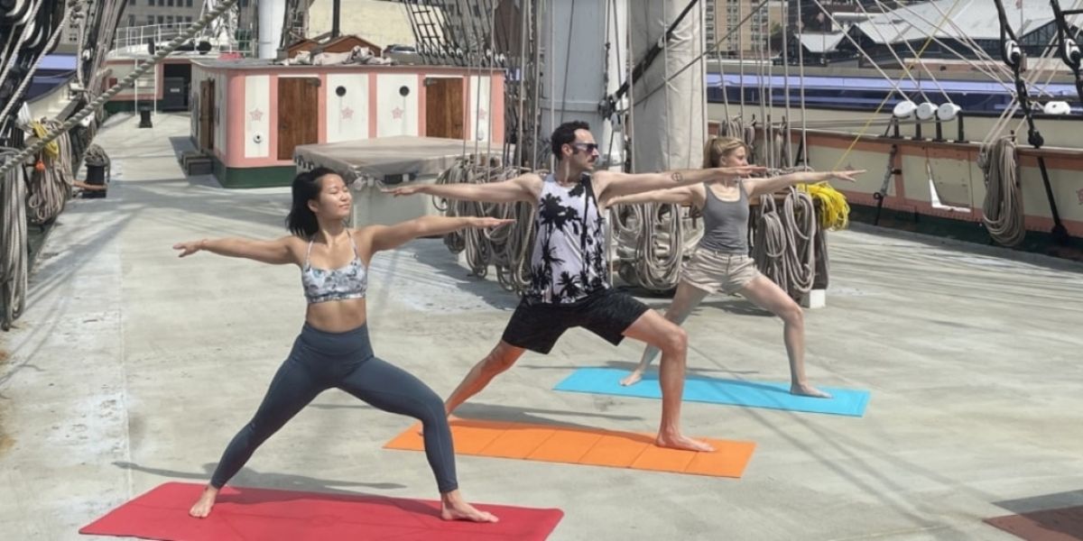 South Street Seaport Museum to Present Free Monthly Vinyasa On A Vessel On The 1885 Tall Ship Wavertree
