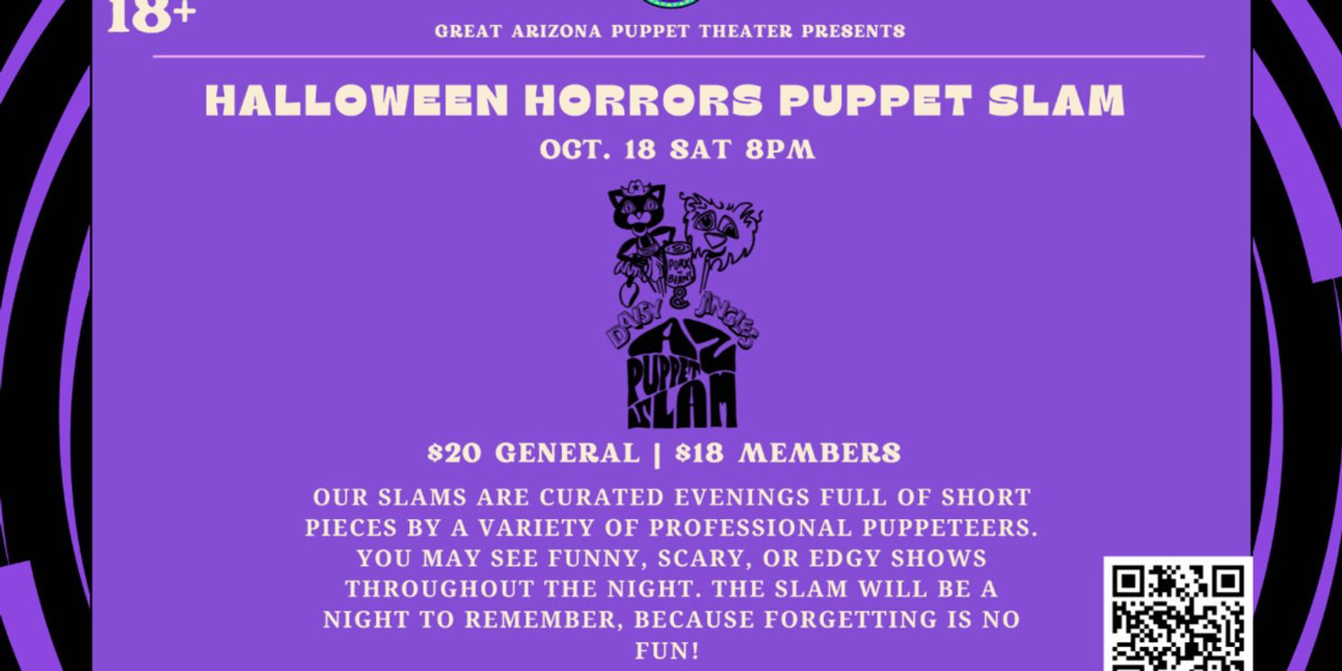 Great Arizona Puppet Theater to Present HALLOWEEN HORRORS ADULT PUPPET SLAM  Image