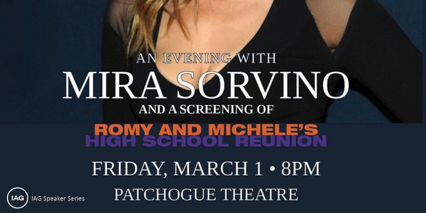 Spotlight: AN EVENING WITH MIRA SORVINO at Patchogue Theatre  Image