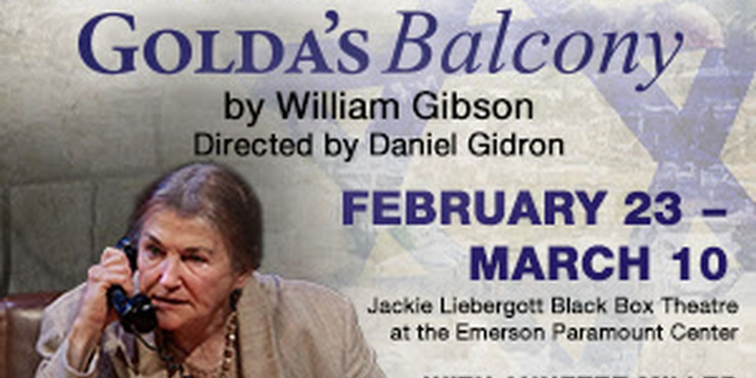 Spotlight: GOLDA'S BALCONY at Jackie Liebergott Black Box, Emerson Paramount Center  Image