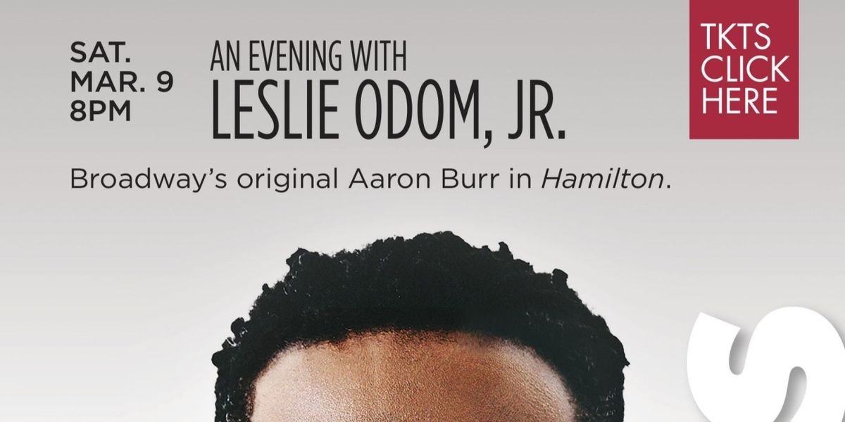Spotlight: Leslie Odom, Jr. at Staller Center for the Arts