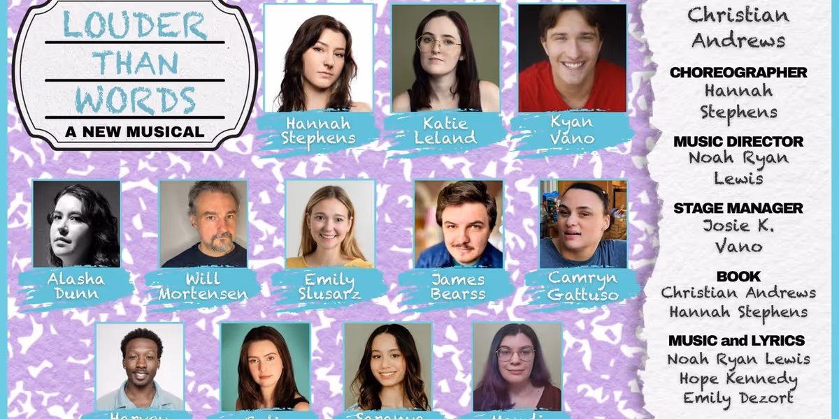 Starcatcher Theater Debuts Full Workshop of LOUDER THAN WORDS: A NEW MUSICAL