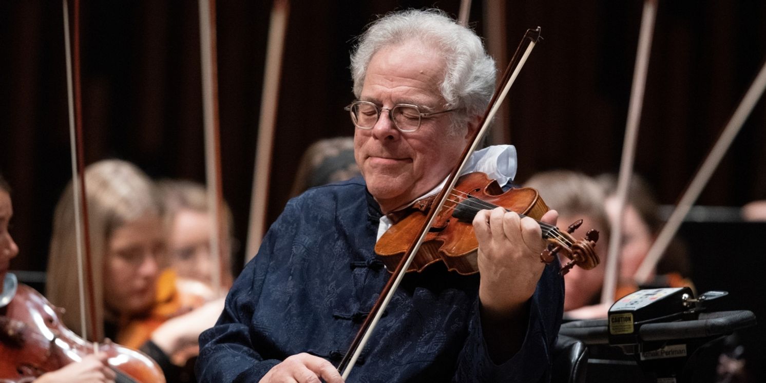 State Theatre New Jersey Presents Itzhak Perlman In Recital, February 24  Image