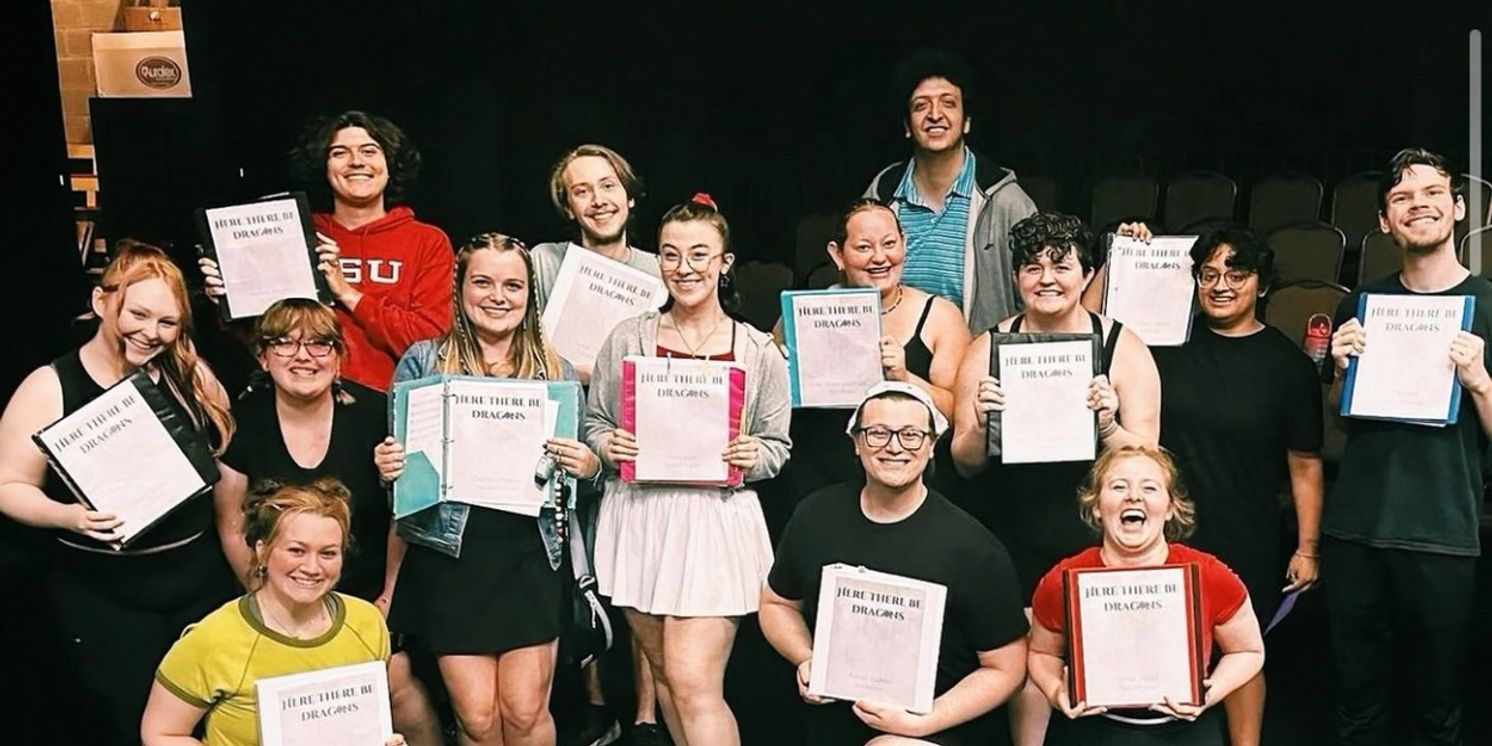 Steel Penguin Brings HERE THERE BE DRAGONS to The Edinburgh Festival Fringe  Image