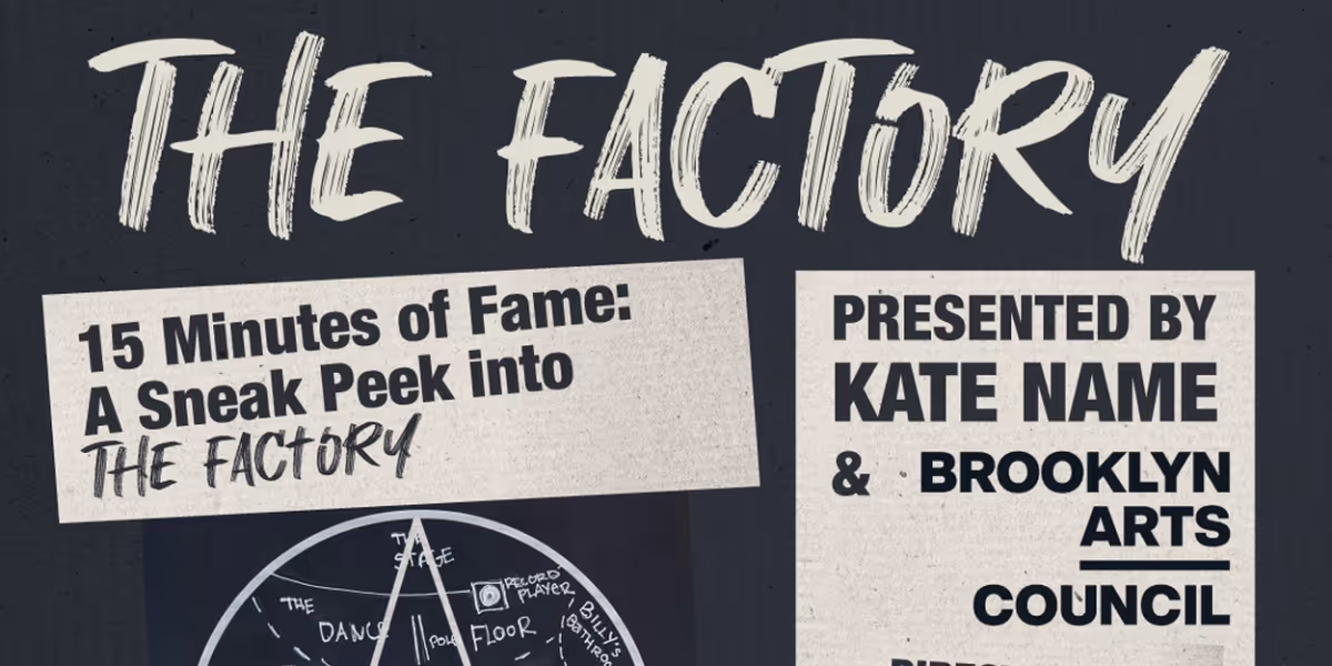Step Inside Warhol's World With THE FACTORY at 3 Dollar Bill in February