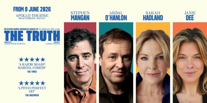 Stephen Mangan, Ardal O’Hanlon, Sarah Hadland, and Janie Dee Will Lead THE TRU Photos