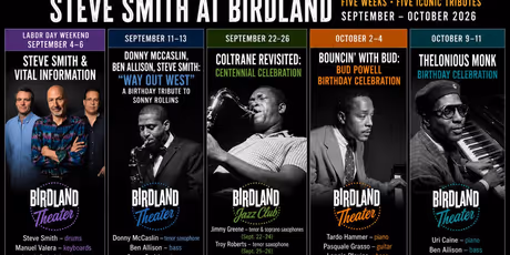 Steve Smith to Continue Birdland Engagement with COLTRANE REVISITED Photo