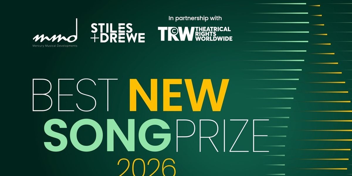 Stiles + Drewe Best New Song Prize Names 2026 Finalists
