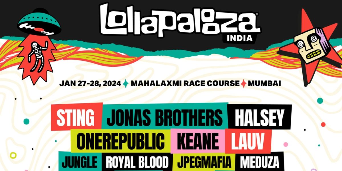 Sting, Jonas Brothers, Halsey and More to Headline Lollapalooza India