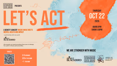 Stronger With Music Will Bring LET'S ACT Benefit Concert to the Stage With Nora Schell