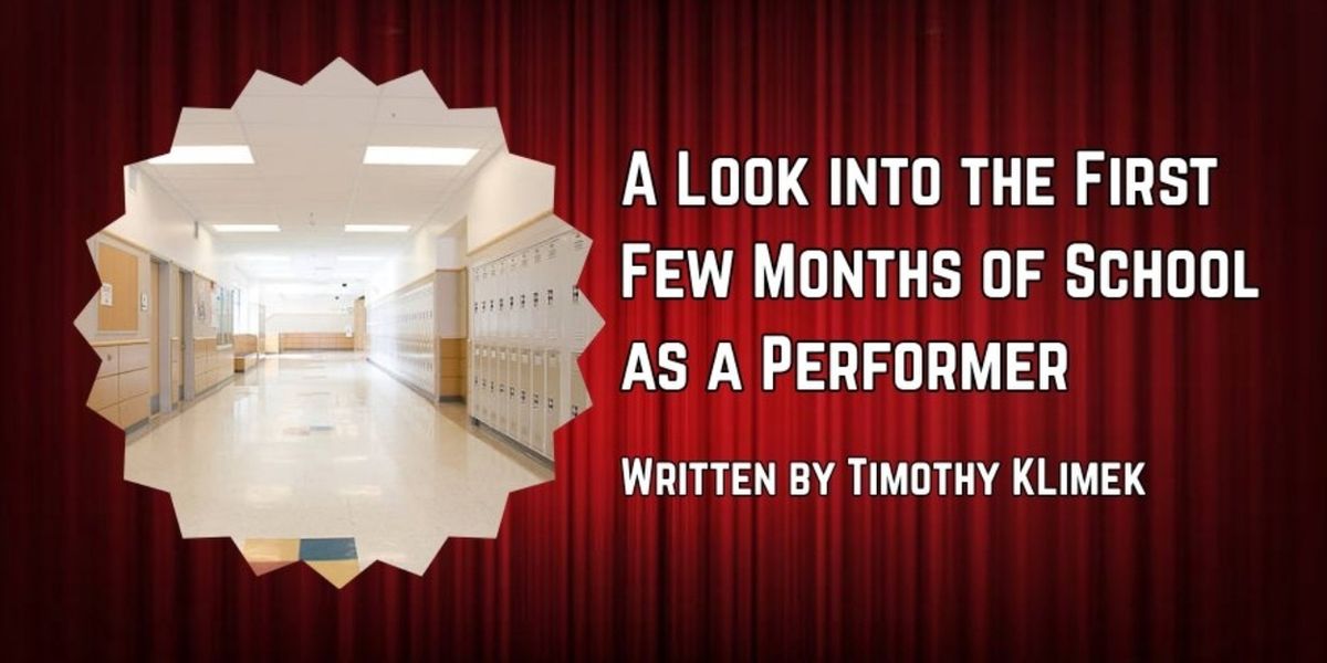 Student Blog: A Look into the First Few Months of School as a Performer