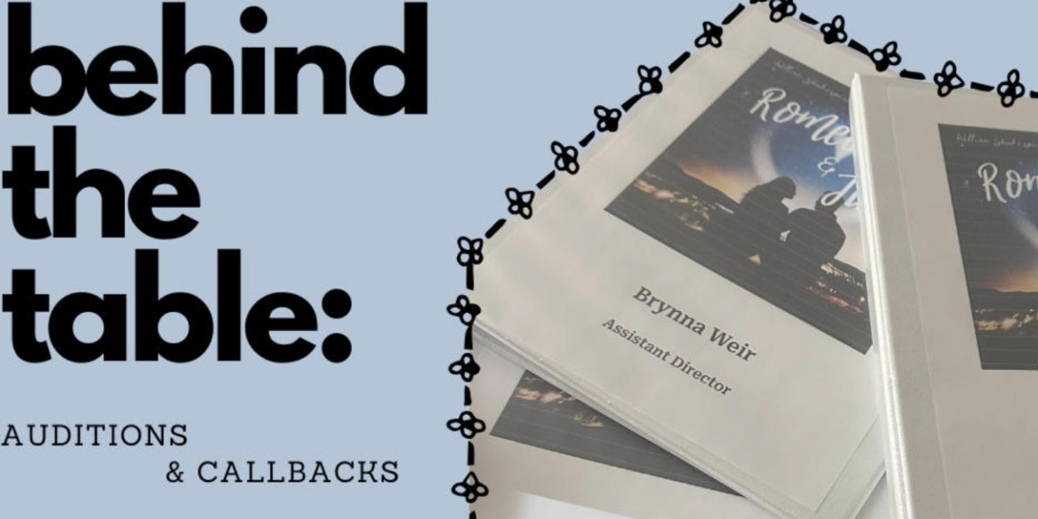 Student Blog: Behind the Table-Auditions  Image