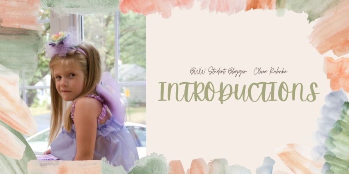 Student Blog: Introductions