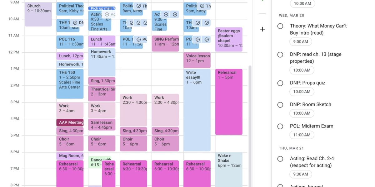 Student Blog: The Busy Life of a Theatre Student