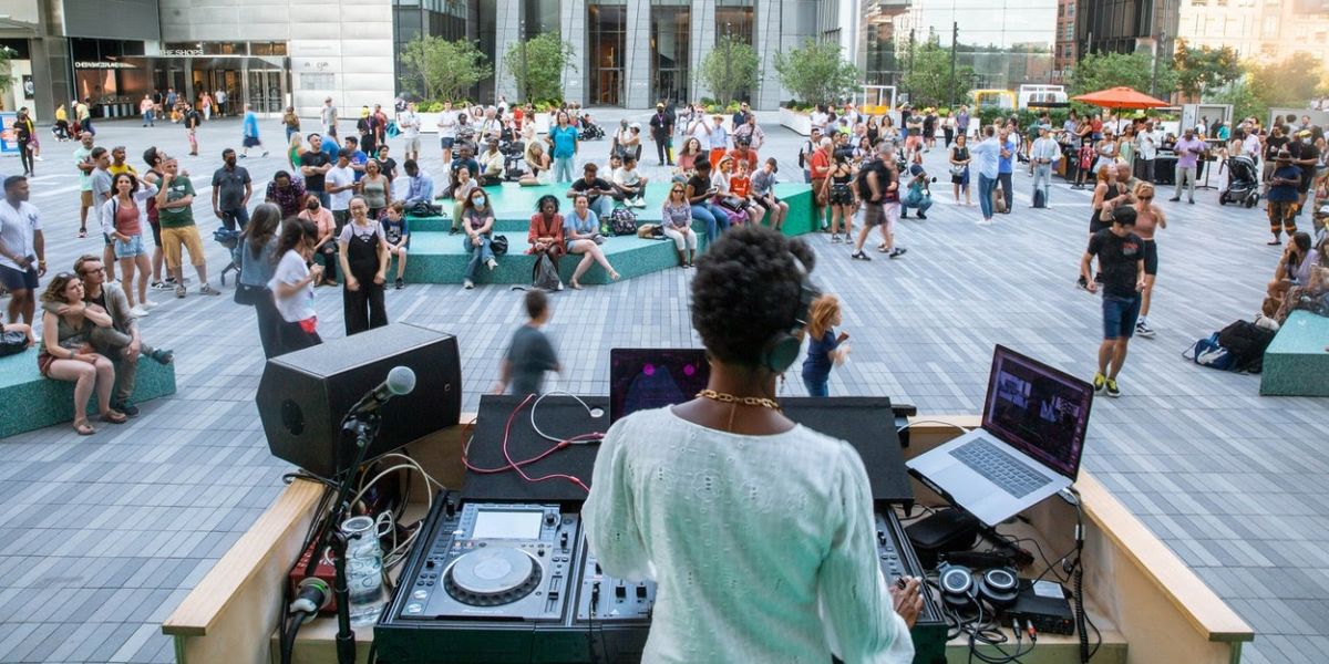 Summer Sway: Enjoy Free Outdoor DJ Sets Every Friday and Saturday at The Shed's Outdoor Plaza