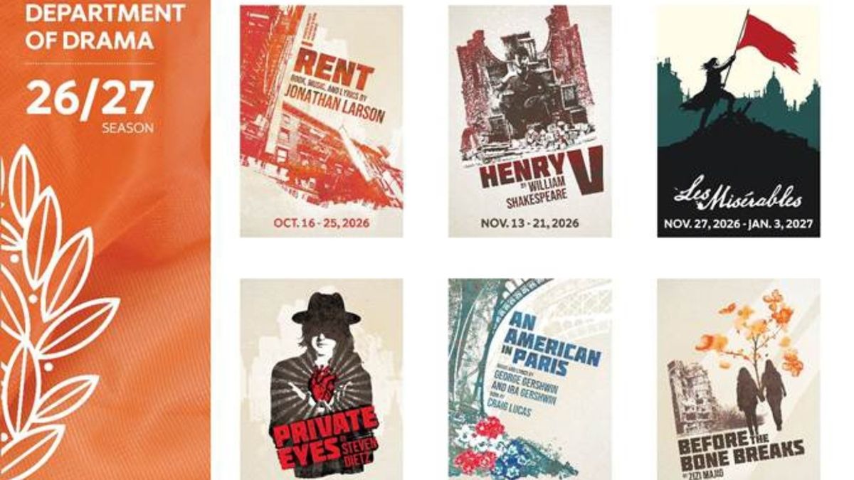 RENT, LES MISERABLES and More Set for Syracuse University Drama 26/27 Season