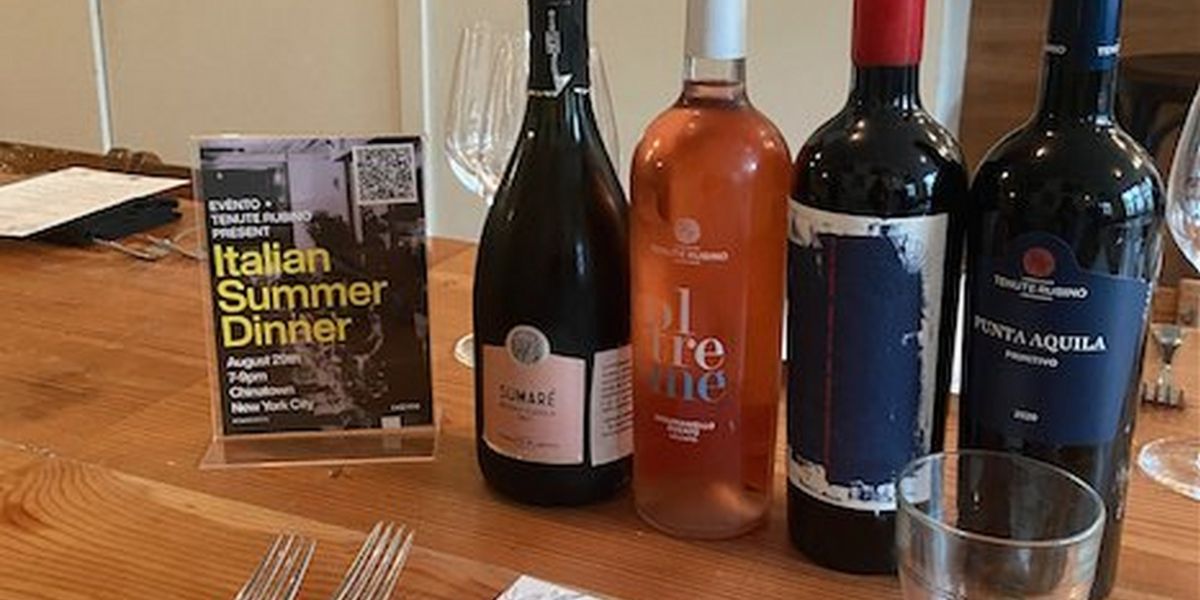 TENUTE RUBINO-Wines to Complement a Fine Italian Dinner