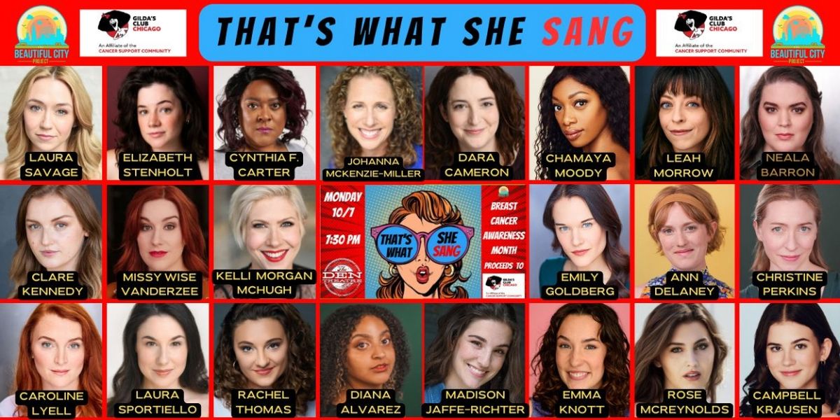 Cast Set for THAT'S WHAT SHE SANG All-Femme Cabaret at The Den Theatre