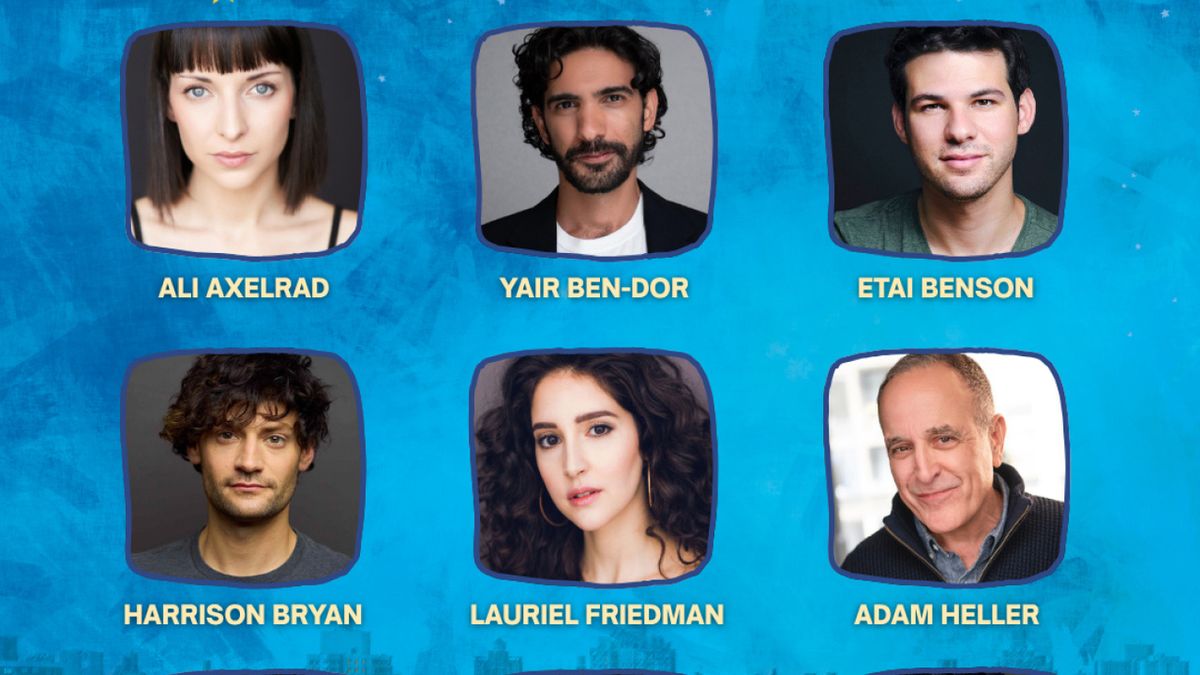 THE BLUE VIOLINIST OVER WEST END AVENUE Cast Set for World Premiere