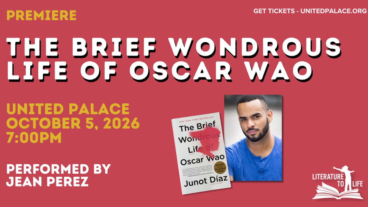 THE BRIEF WONDROUS LIFE OF OSCAR WAO to Premiere at United Palace