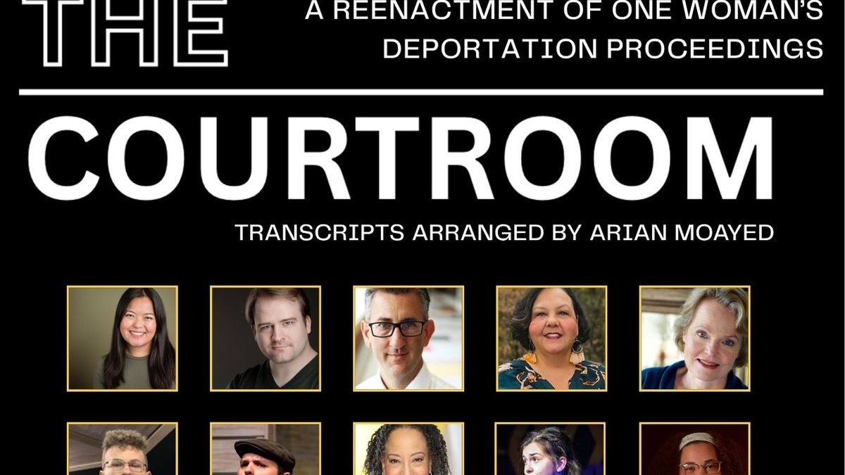 THE COURTROOM to Stage Deportation Trial Benefit in Lexington Cathedral
