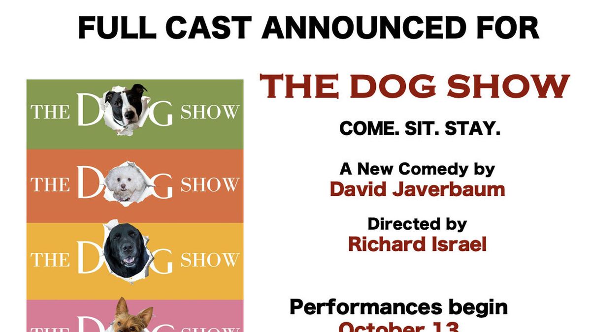 A.J. Shively and More to Star in THE DOG SHOW at The Triad Theater