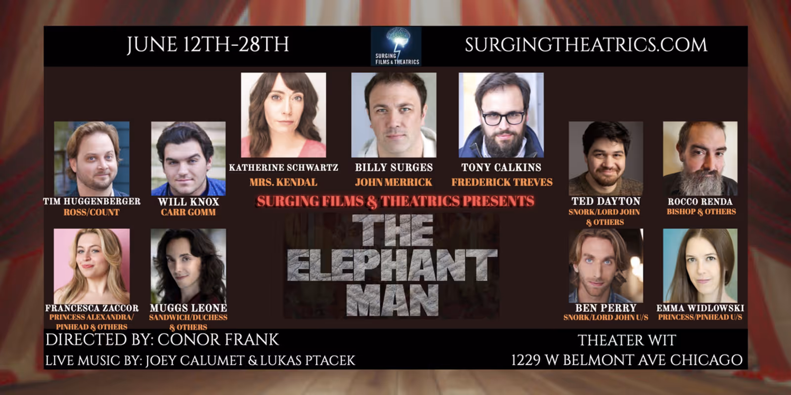 THE ELEPHANT MAN to be Presented at Theater Wit in Chicago | BroadwayWorld