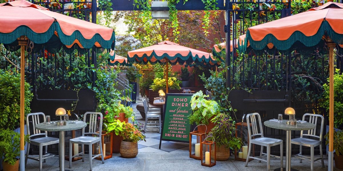 THE GARDEN AT SOHO DINER is a Spring Happening