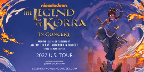 THE LEGEND OF KORRA IN CONCERT Sets 2027 U.S. Dates Photo