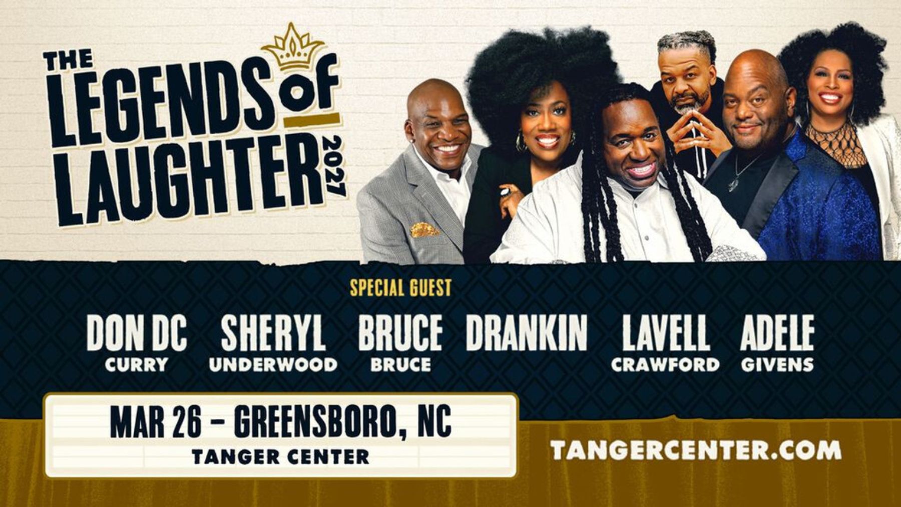 THE LEGENDS OF LAUGHTER to Play Tanger Center