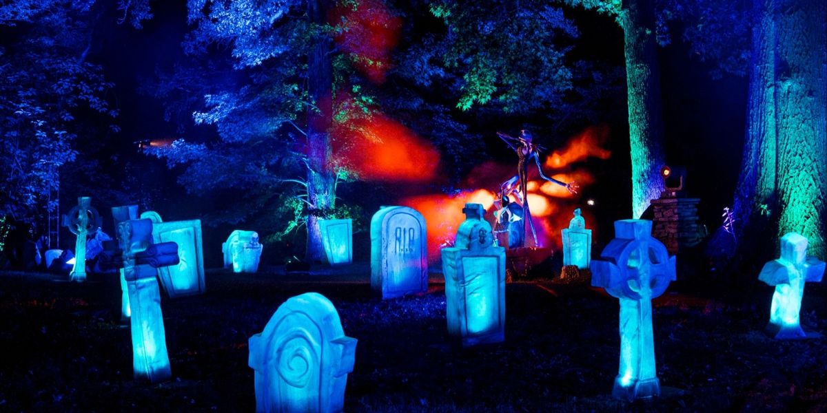THE NIGHTMARE BEFORE CHRISTMAS Light Trail Returning to the New York Botanical Garden