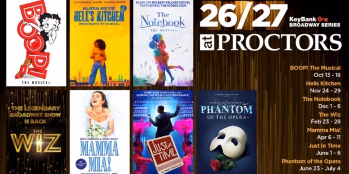 THE NOTEBOOK, BOOP! THE MUSICAL, and More Set For Proctors 2026-27 Season