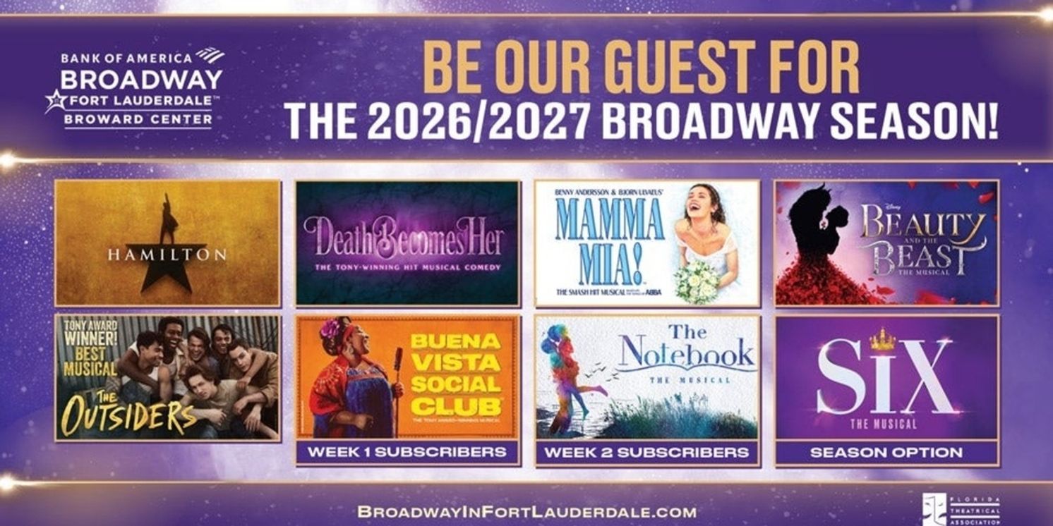 THE OUTSIDERS, DEATH BECOMES HER, and More Set For Broadway in Fort Lauderdale Season  Image