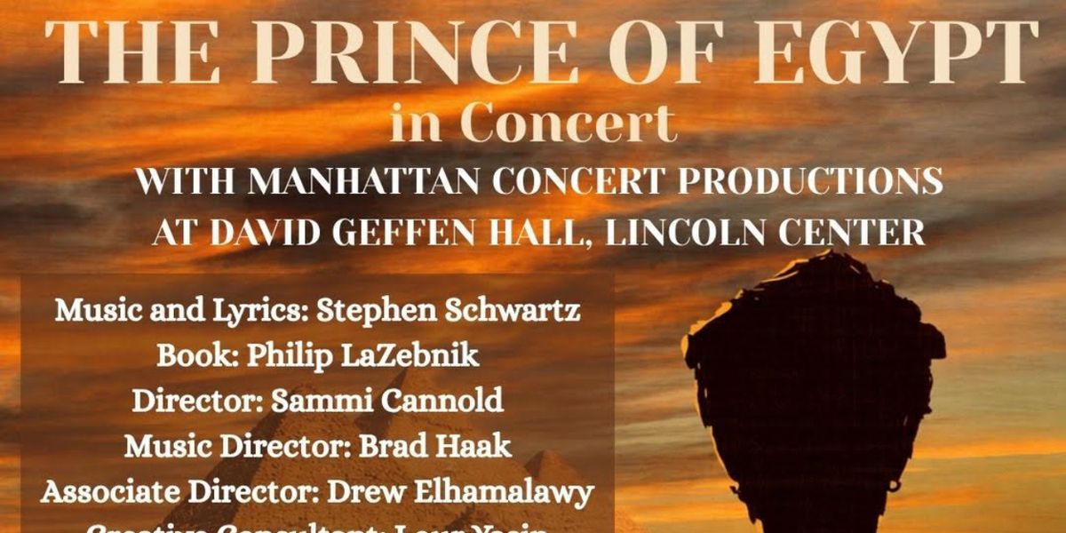 THE PRINCE OF EGYPT Concert at Lincoln Center Launches Open Casting Submissions
