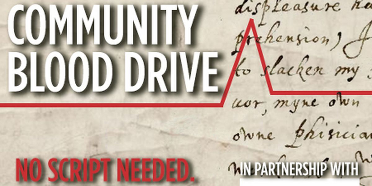 The Shakespeare Theatre to Host Community Blood Drive in Partnership With New York Blood Center