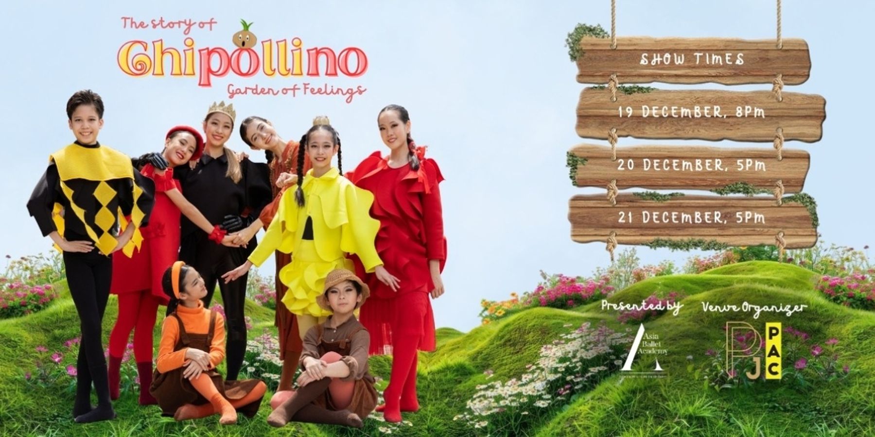 THE TALE OF CHIPOLLINO AND THE GARDEN OF FEELINGS Comes to PJPAC