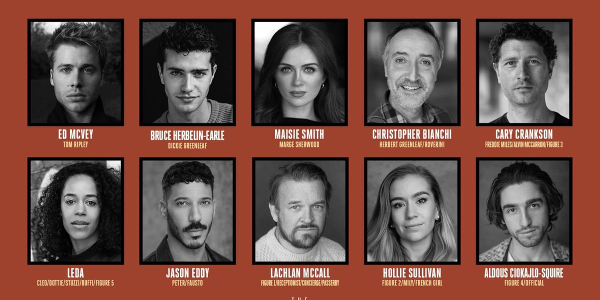 THE TALENTED MR RIPLEY UK Tour Full Cast Announced