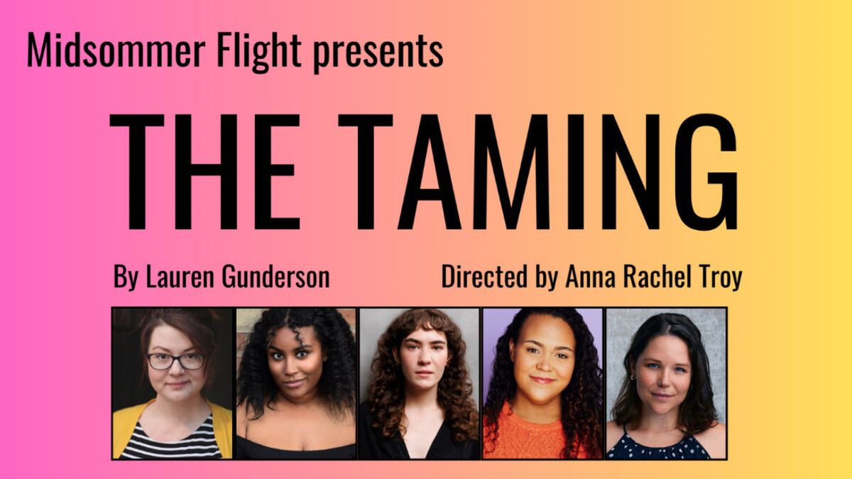 THE TAMING by Lauren Gunderson to Make Staged Reading Debut