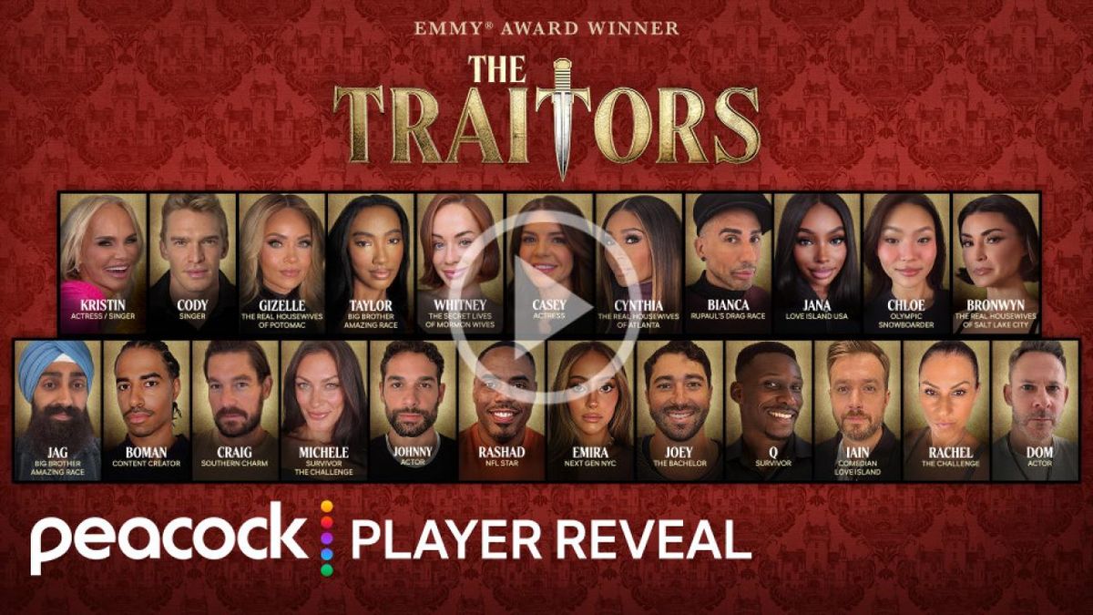 THE TRAITORS to Return on Peacock with Celebrity Cast of 23