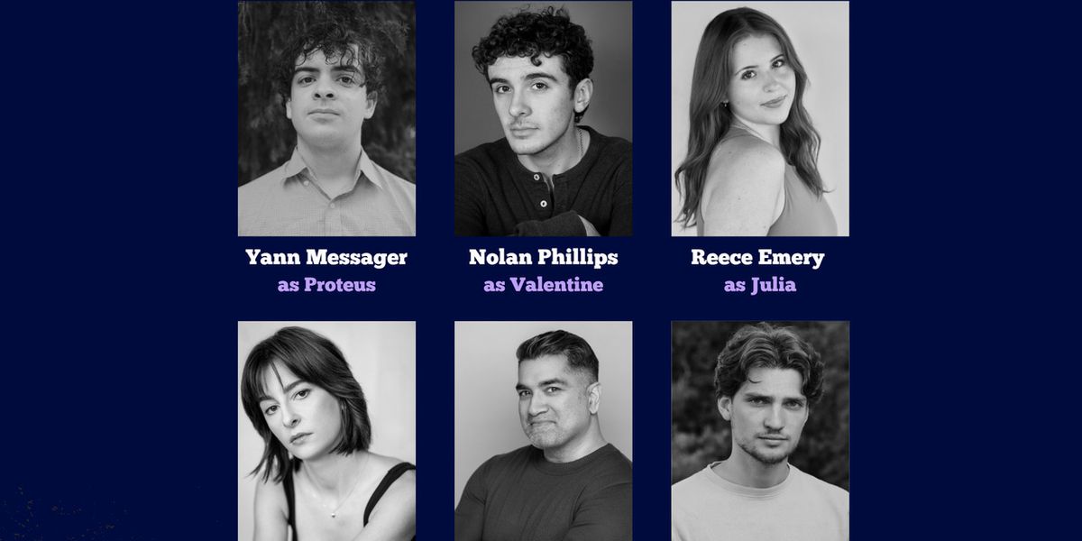 THE TWO GENTLEMEN OF VERONA to Open at Producers' Club