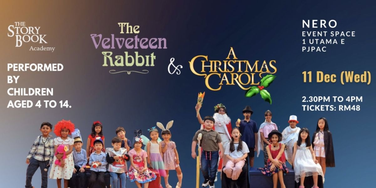 THE VELVETEEN RABBIT and A CHRISTMAS CAROL Come to PJPAC